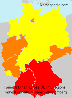 Surname Bihari in Germany Surname Bihari in Germany