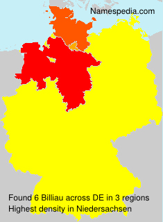 Surname Billiau in Germany Surname Billiau in Germany