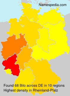Surname Bilo in Germany Surname Bilo in Germany