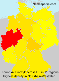 Surname Binczyk in Germany Surname Binczyk in Germany