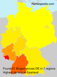 Surname Bingert in Germany Surname Bingert in Germany
