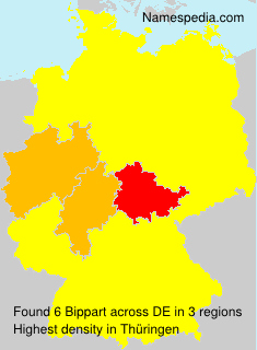 Surname Bippart in Germany Surname Bippart in Germany