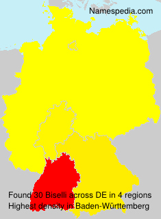 Surname Biselli in Germany Surname Biselli in Germany