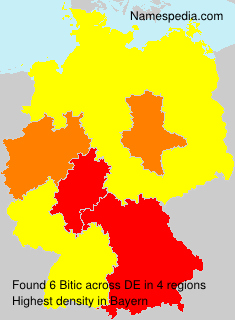 Surname Bitic in Germany Surname Bitic in Germany