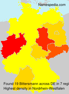 Surname Bittersmann in Germany Surname Bittersmann in Germany