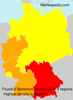 Surname Bjelanovic in Germany Surname Bjelanovic in Germany