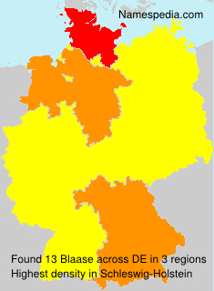 Surname Blaase in Germany Surname Blaase in Germany