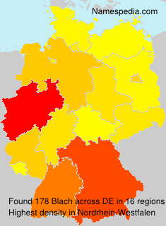 Surname Blach in Germany Surname Blach in Germany