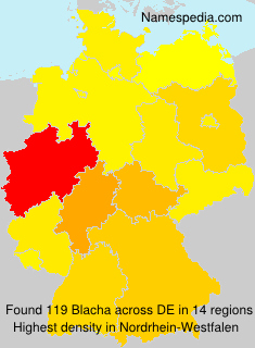 Surname Blacha in Germany Surname Blacha in Germany