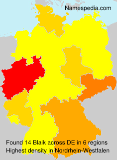 Surname Blaik in Germany Surname Blaik in Germany