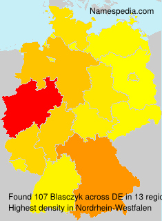 Surname Blasczyk in Germany Surname Blasczyk in Germany