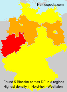 Surname Blaszka in Germany Surname Blaszka in Germany