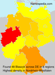 Surname Blaszyk in Germany Surname Blaszyk in Germany