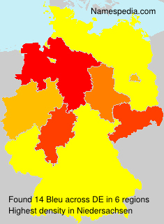 Surname Bleu in Germany Surname Bleu in Germany