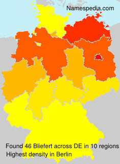 Surname Bliefert in Germany Surname Bliefert in Germany