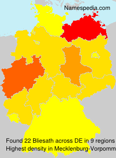 Surname Bliesath in Germany Surname Bliesath in Germany