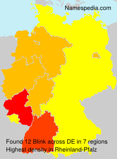 Surname Blink in Germany Surname Blink in Germany