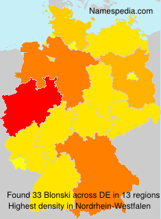 Surname Blonski in Germany Surname Blonski in Germany