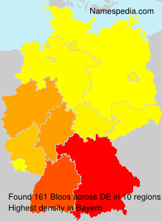 Surname Bloos in Germany Surname Bloos in Germany