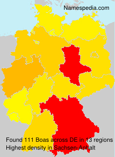 Surname Boas in Germany Surname Boas in Germany