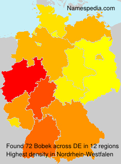 Surname Bobek in Germany Surname Bobek in Germany