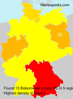 Surname Boborowski in Germany Surname Boborowski in Germany