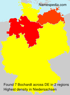 Surname Bochardt in Germany Surname Bochardt in Germany