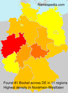 Surname Bockel in Germany Surname Bockel in Germany