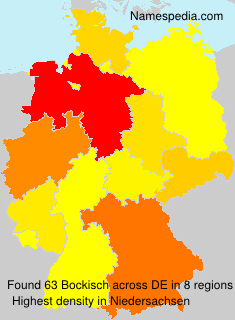 Surname Bockisch in Germany Surname Bockisch in Germany