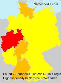 Surname Bodanowski in Germany Surname Bodanowski in Germany