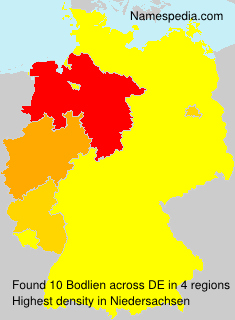 Surname Bodlien in Germany Surname Bodlien in Germany