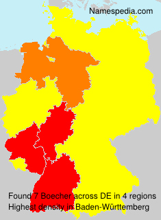 Surname Boecher in Germany Surname Boecher in Germany