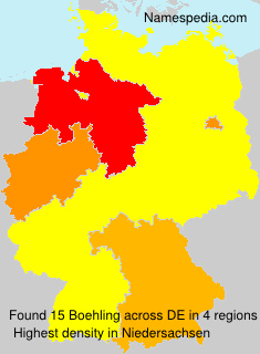 Surname Boehling in Germany Surname Boehling in Germany
