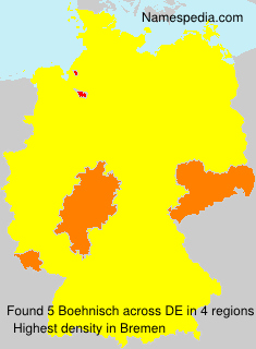 Surname Boehnisch in Germany Surname Boehnisch in Germany