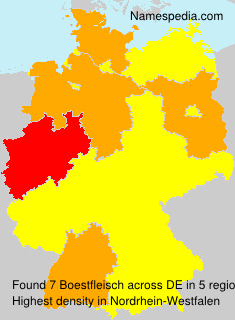 Surname Boestfleisch in Germany Surname Boestfleisch in Germany