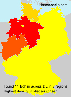 Surname Bohlin in Germany Surname Bohlin in Germany