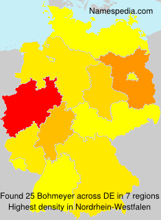 Surname Bohmeyer in Germany Surname Bohmeyer in Germany