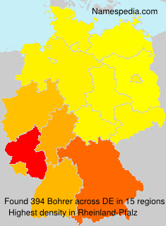 Surname Bohrer in Germany Surname Bohrer in Germany