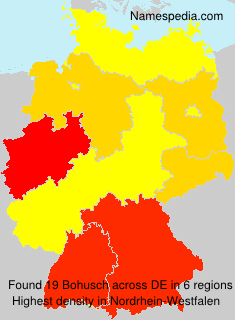 Surname Bohusch in Germany Surname Bohusch in Germany