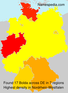 Surname Bolda in Germany Surname Bolda in Germany