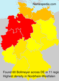 Surname Bollmeyer in Germany Surname Bollmeyer in Germany