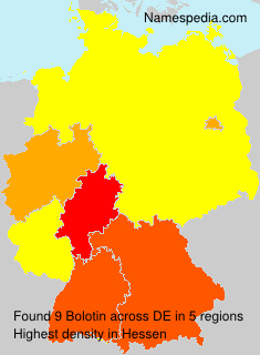 Surname Bolotin in Germany Surname Bolotin in Germany