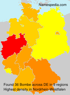Surname Bombe in Germany Surname Bombe in Germany