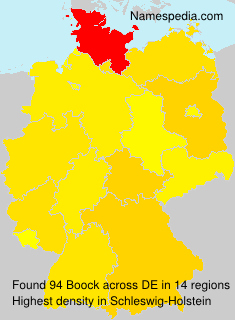 Surname Boock in Germany Surname Boock in Germany