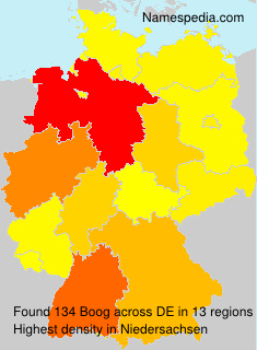 Surname Boog in Germany Surname Boog in Germany