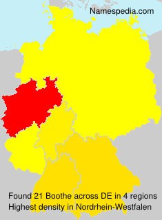 Surname Boothe in Germany Surname Boothe in Germany