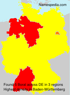 Surname Boral in Germany Surname Boral in Germany