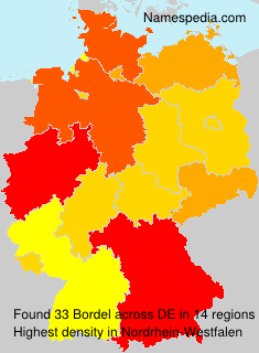 Surname Bordel in Germany Surname Bordel in Germany