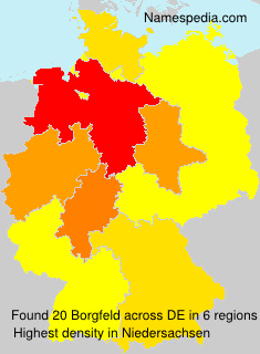 Surname Borgfeld in Germany Surname Borgfeld in Germany