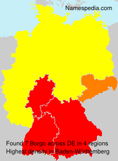 Surname Borgo in Germany Surname Borgo in Germany
